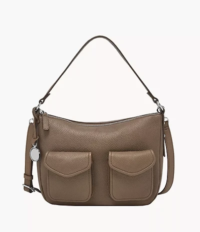 Jolie Leather Cargo Crossbody Bag