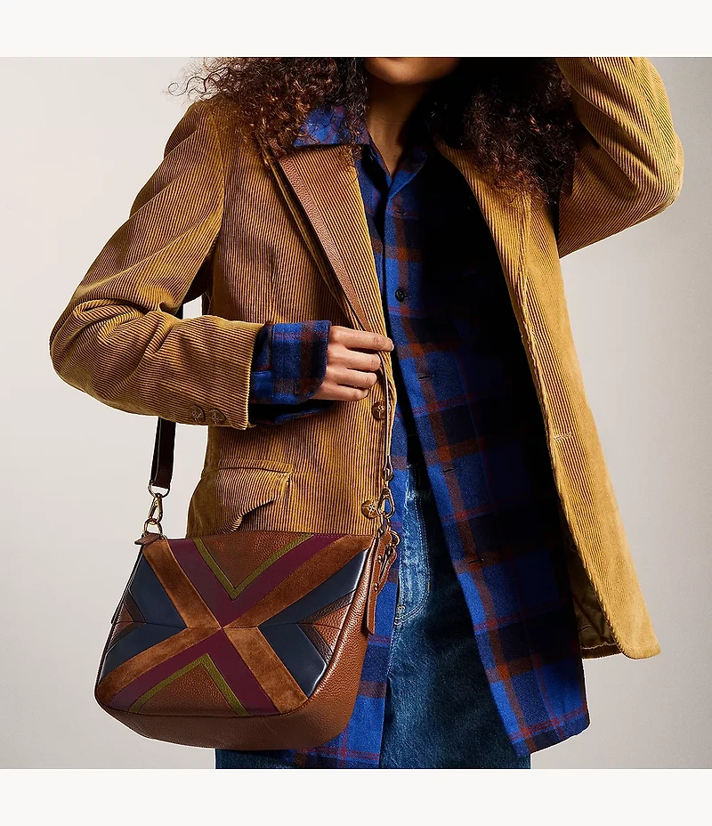 Jolie Patchwork Crossbody Bag
