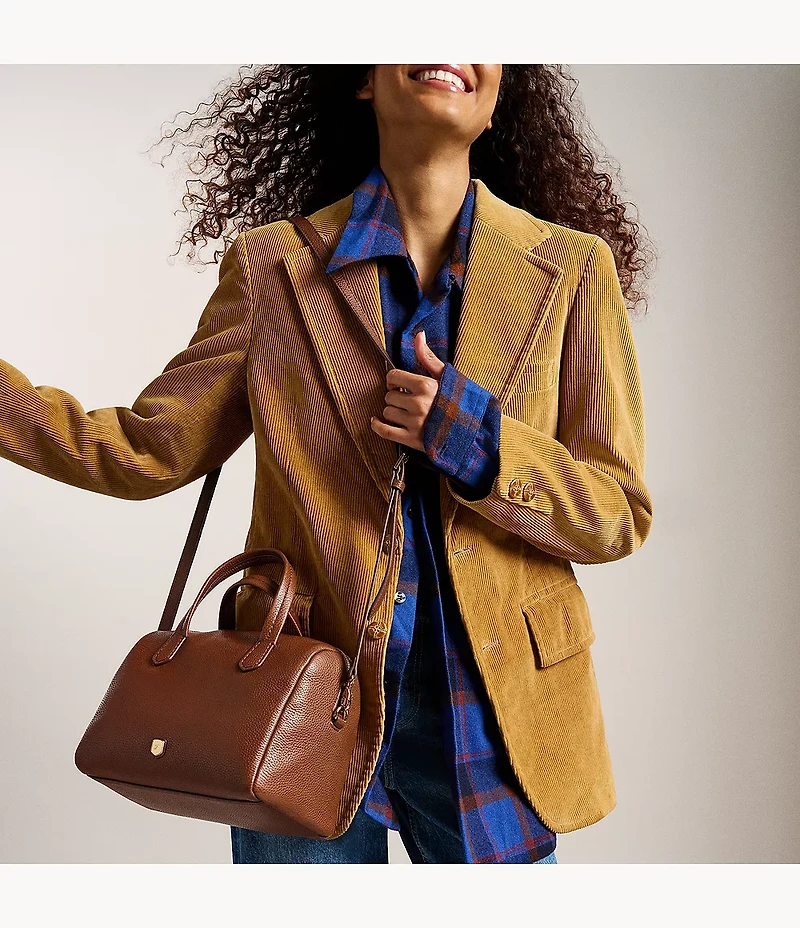 Lainey Leather Satchel