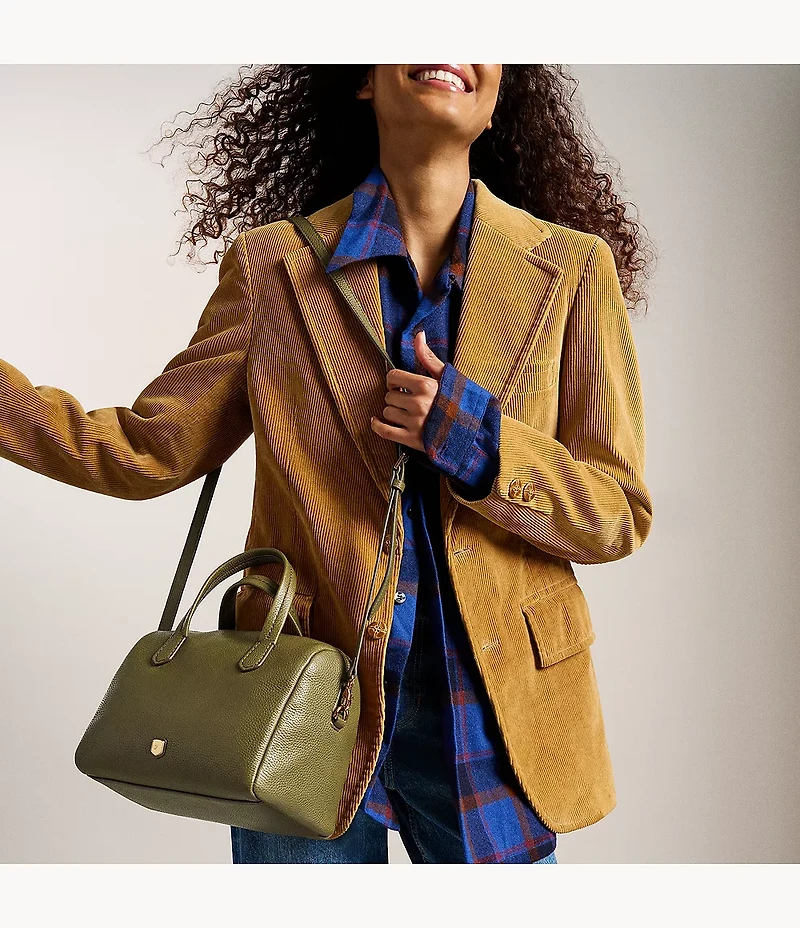 Lainey Leather Satchel