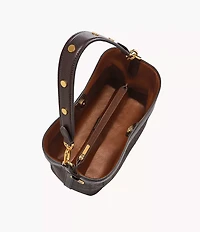 Jessie Woven Bucket Shoulder Bag