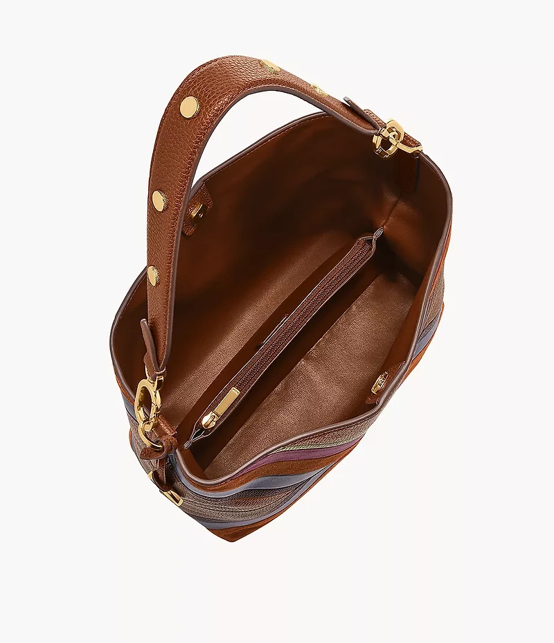 Jessie Patchwork Bucket Shoulder Bag