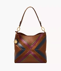 Jessie Patchwork Bucket Shoulder Bag