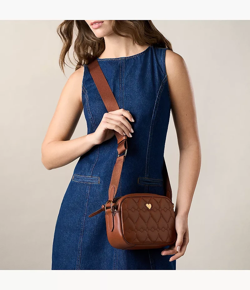 Danni Leather Crossbody Bag