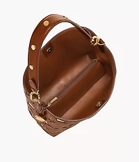 Jessie Leather Bucket Shoulder Bag