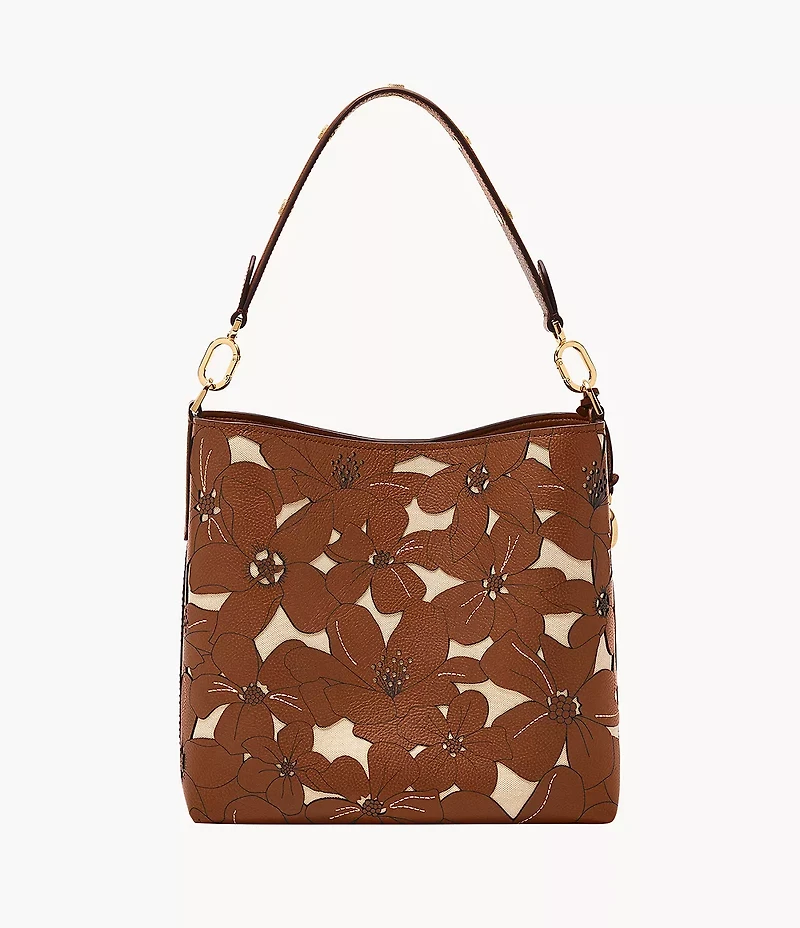 Jessie Leather Bucket Shoulder Bag