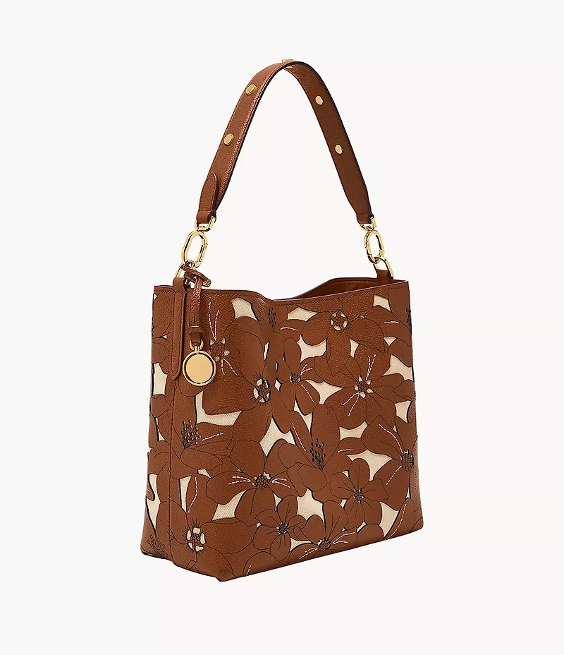 Jessie Leather Bucket Shoulder Bag