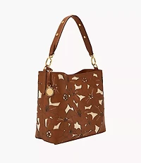 Jessie Leather Bucket Shoulder Bag