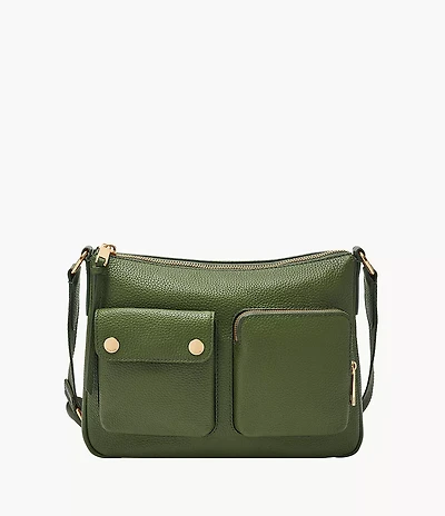 Maysen Leather Cargo Crossbody Bag
