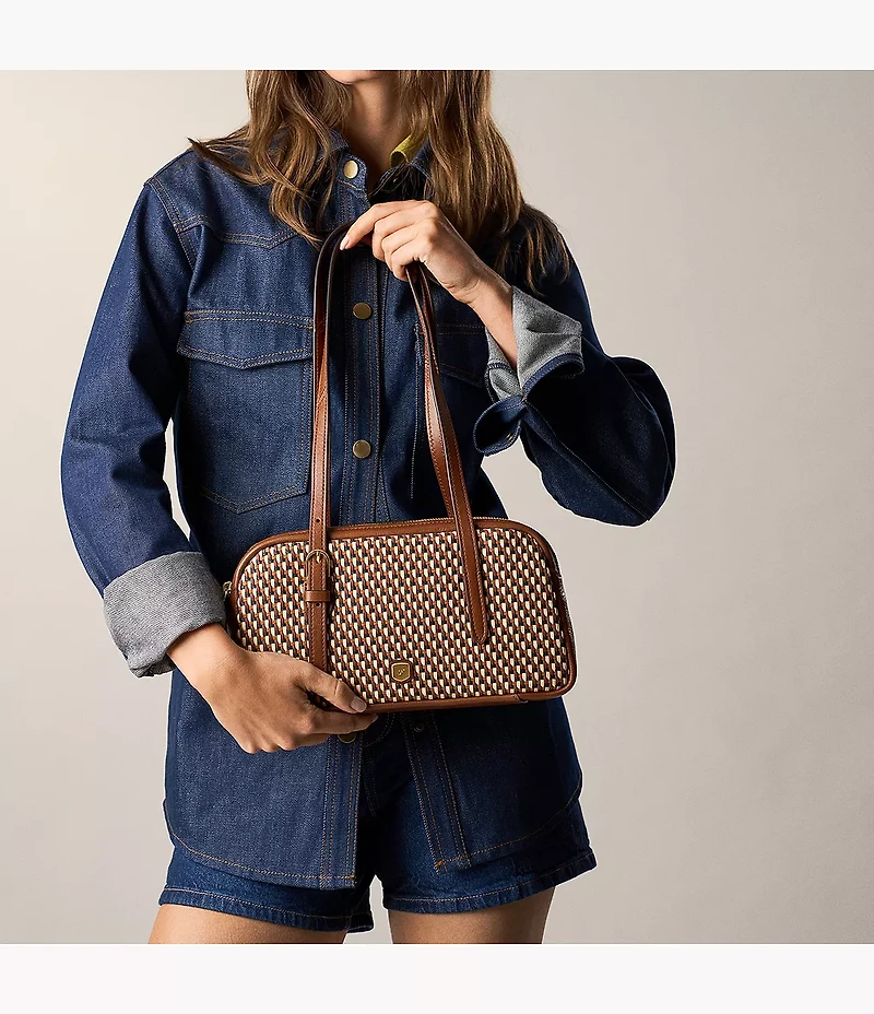 Danni Leather Shoulder Bag