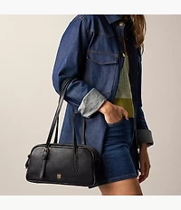 Danni Leather Shoulder Bag