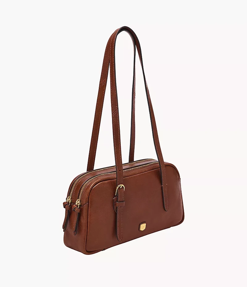 Danni Leather Shoulder Bag