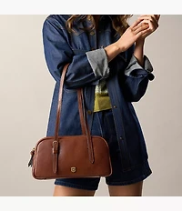 Danni Leather Shoulder Bag