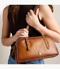 Danni Leather Shoulder Bag