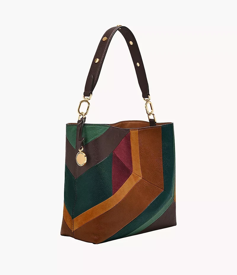 Jessie Leather Bucket Shoulder Bag