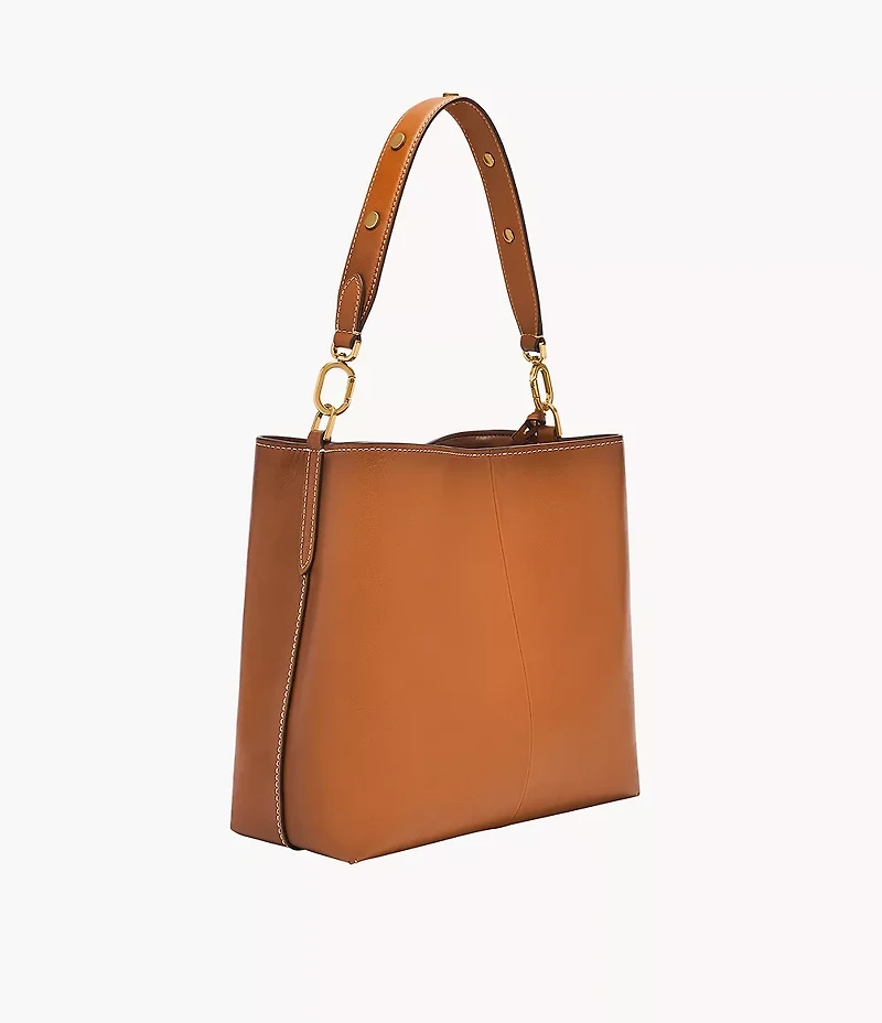 Jessie Leather Bucket Shoulder Bag
