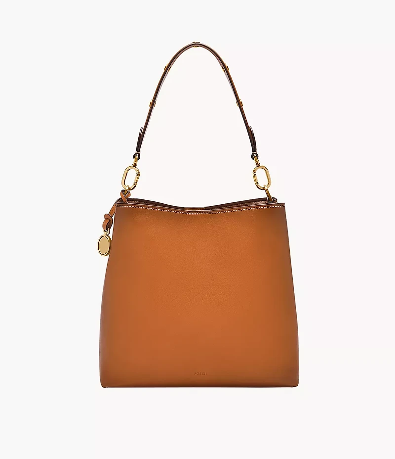 Jessie Leather Bucket Shoulder Bag