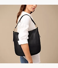 Jolie Leather Hobo Bag