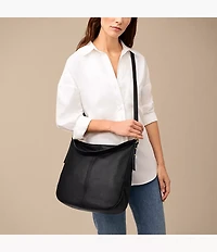 Jolie Leather Hobo Bag