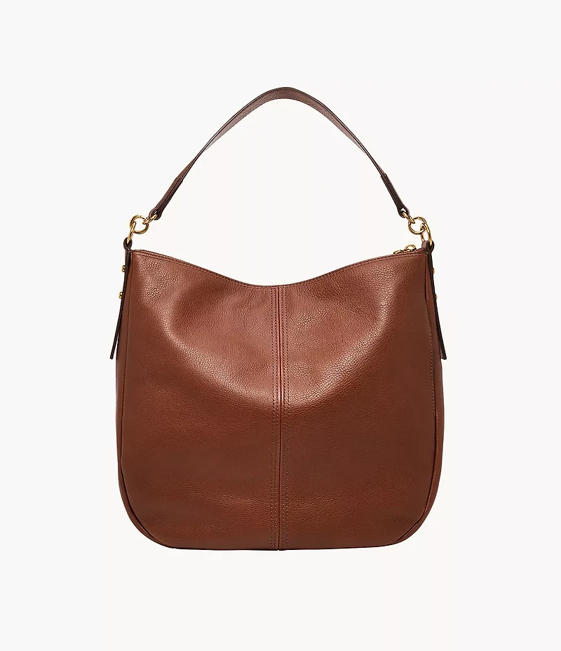 Jolie Leather Hobo Bag