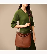 Jolie Leather Hobo Bag