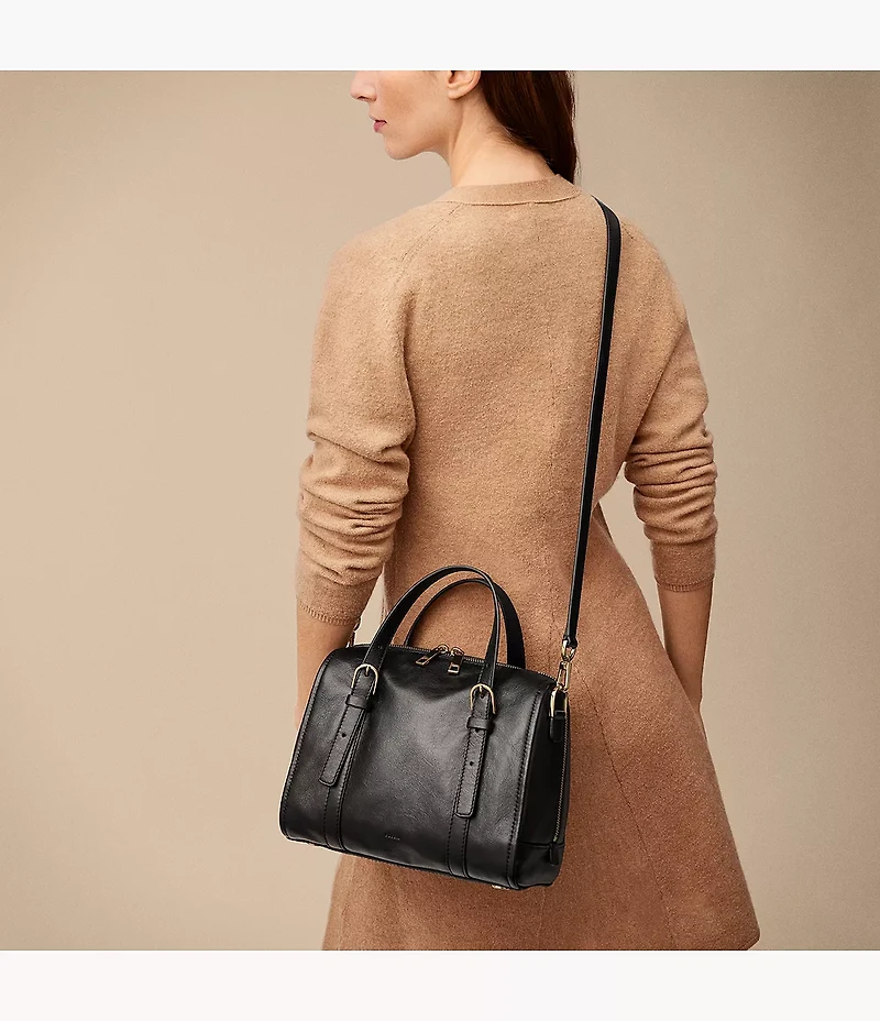 Carlie Leather Satchel