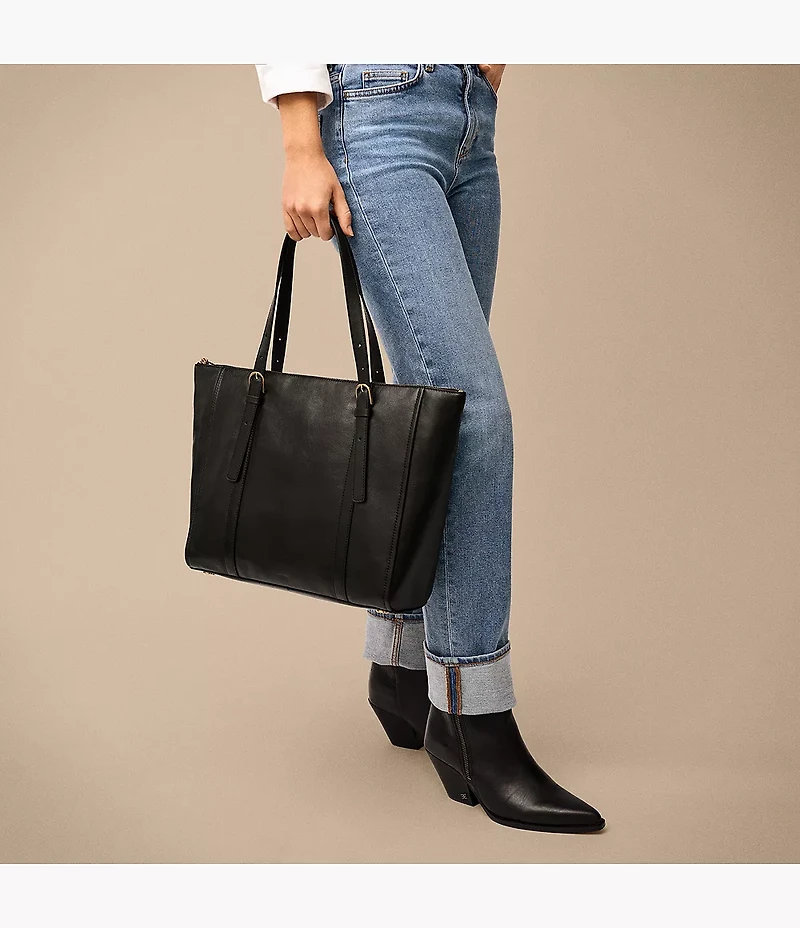 Carlie Leather Tote