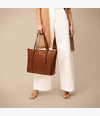 Carlie Leather Tote