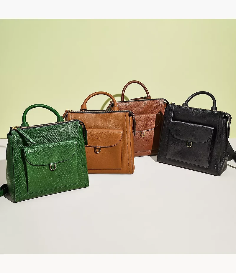 Parker Leather Small Backpack