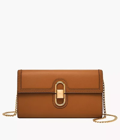 Avondale Leather Wallet Crossbody Bag