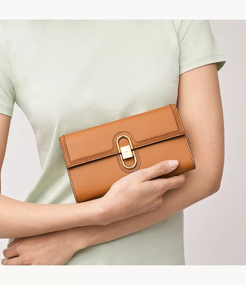 Avondale Leather Wallet Crossbody Bag