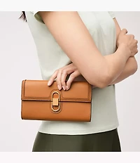 Avondale Leather Wallet Crossbody Bag