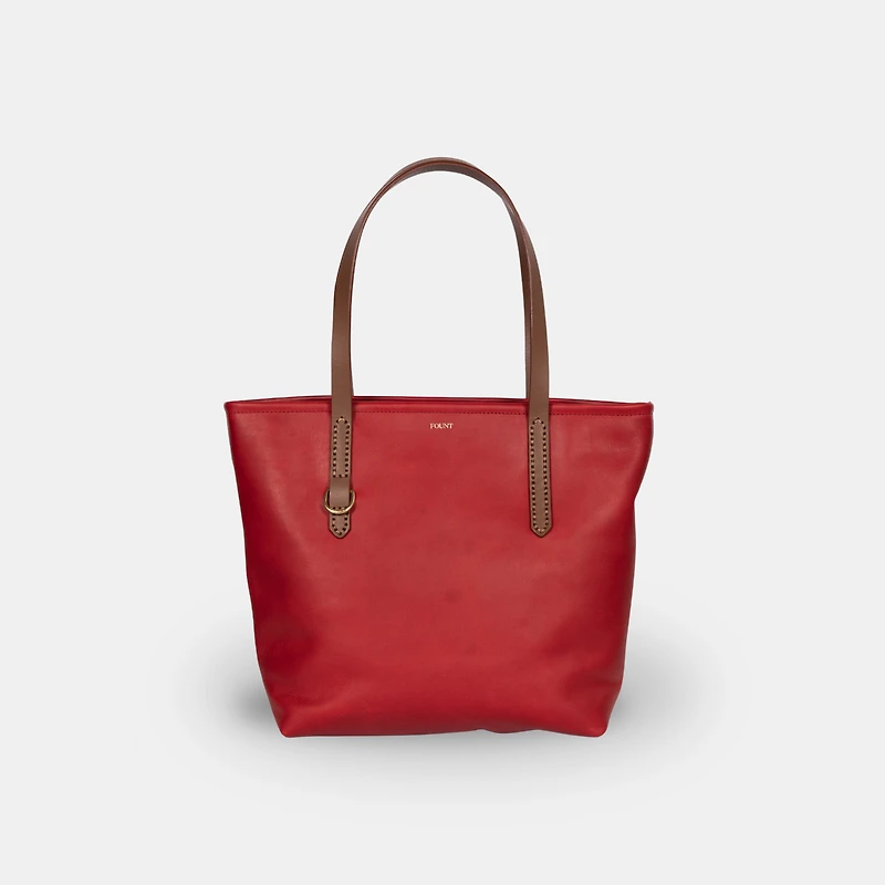 The Classic Bellfield Tote in Cherry