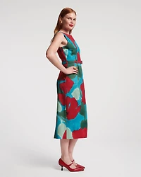Audrey Belted Midi Dress
