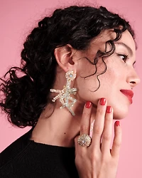 Coral Drop Earring