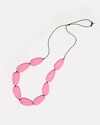 Wood Teardrop Necklace