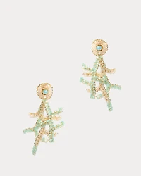 Coral Drop Earring