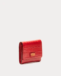 Perfect Wallet Embossed Croc Leather