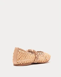Ella Raffia Ballet Flat