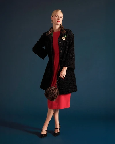 Dame Faux Fur Coat