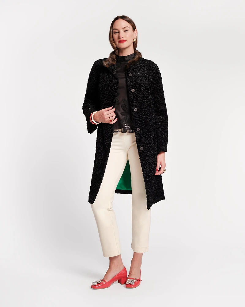 Dame Faux Fur Coat