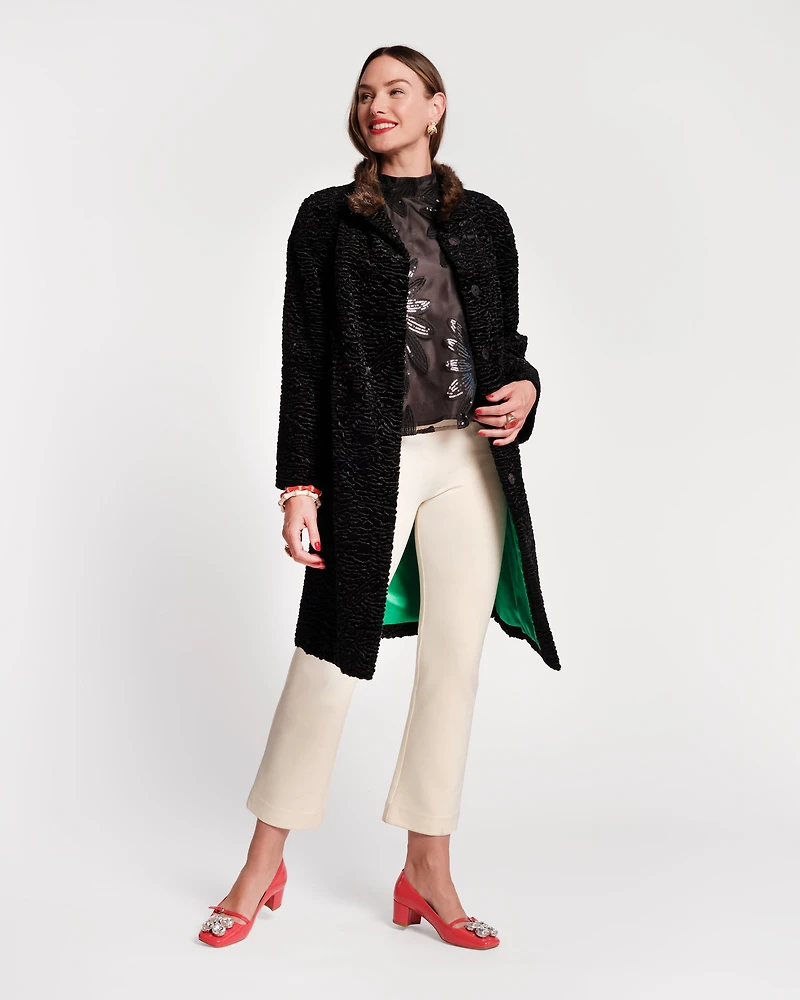 Dame Faux Fur Coat