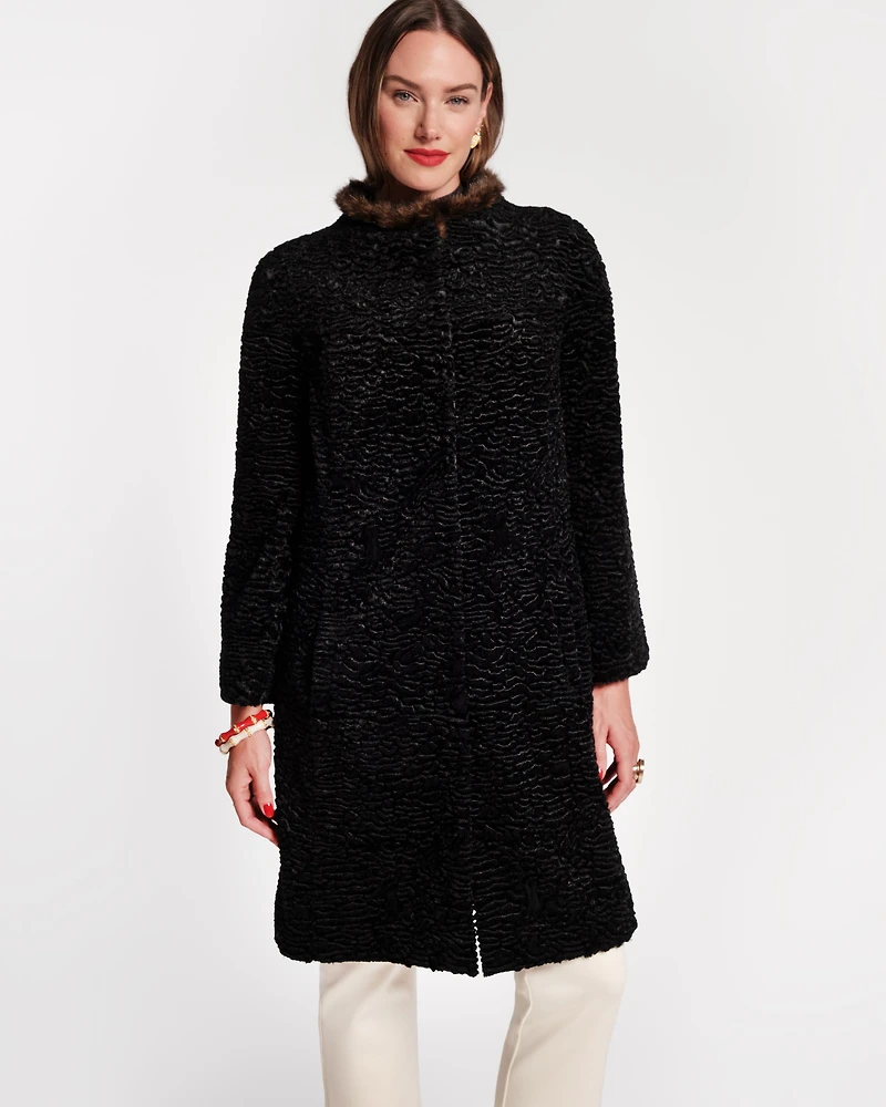Dame Faux Fur Coat