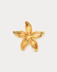 Gold Starfish Brooch