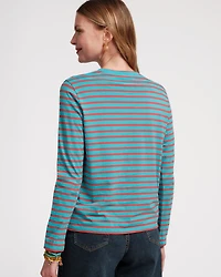 Long Sleeve Striped Tee Shirt