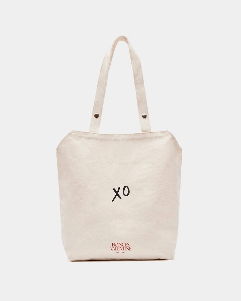 Canvas Heart Easy Tote