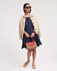 Ella Raffia Ballet Flat