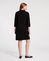 Annie Embroidered Wool Dress