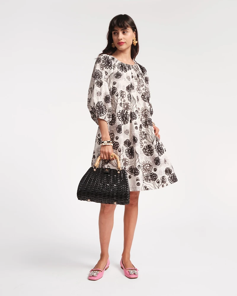 Rooster Wicker Basket