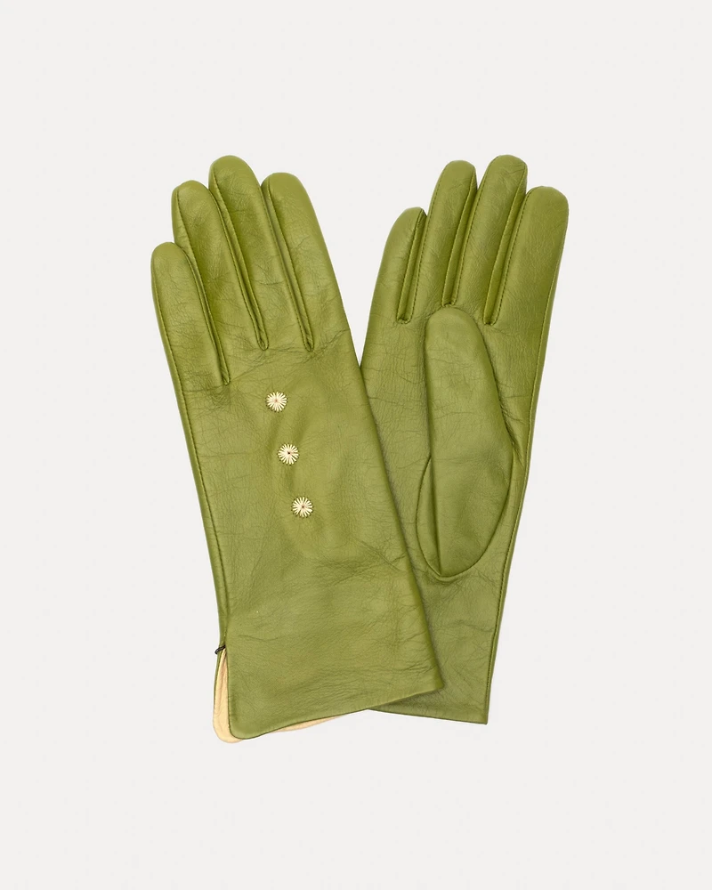 Luisa Asterisk Leather Glove